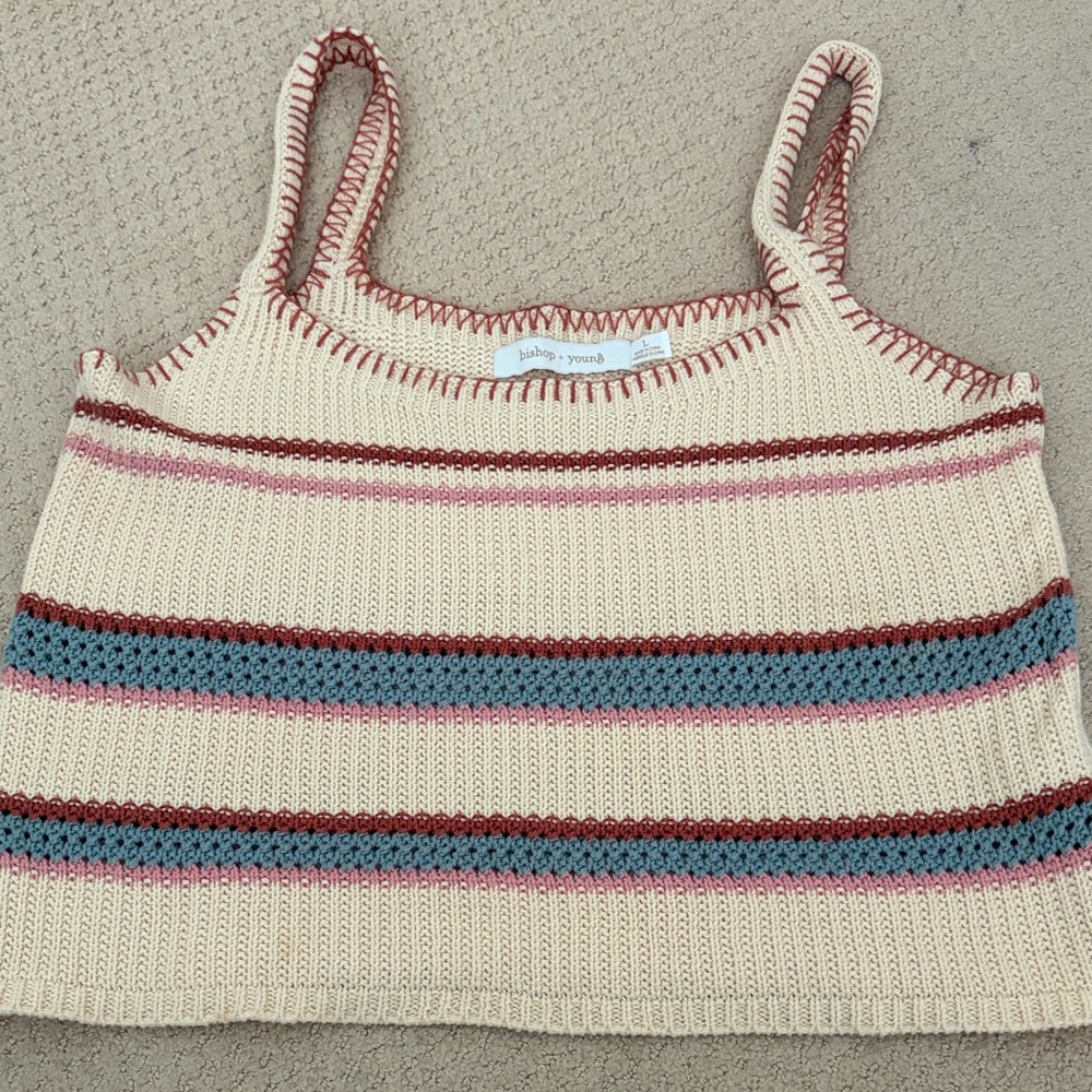Bishop + Young Textured Knit Sweater